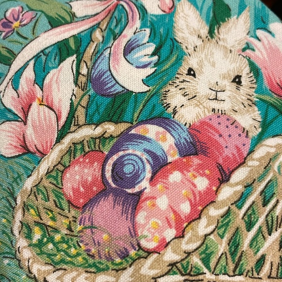 NWOT oval Easter table cloth. 60”x84” - Picture 2 of 5